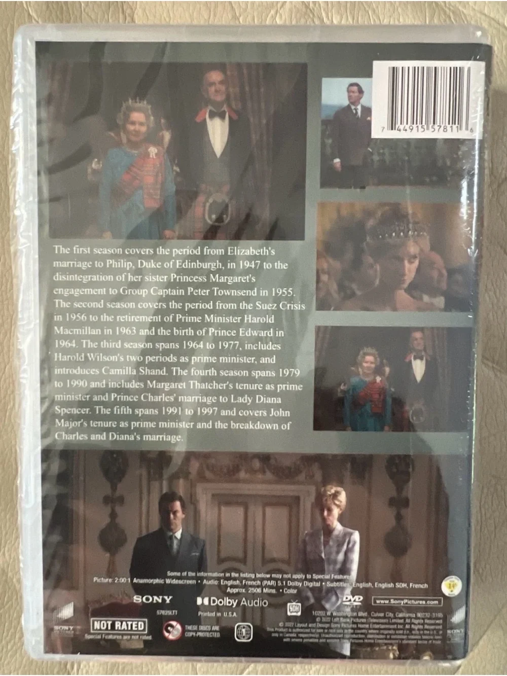 The Crown Seasons 1-5 DVD Box Set